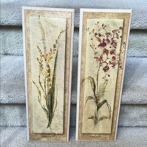 Floral Botanical Wall Art Set